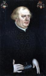 欧洲12-19世纪油画四_CRANACH, Lucas the Elder - Portrait of a Man, probably Johann Feige